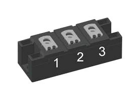 LITTELFUSE MEE250-12DA Diode Module, 1.2 kV, 260 A, 1.54 V, Dual Series, Y4-M6, 3 Pins