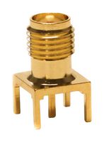 MUELLER ELECTRIC BU-1420701211 RF / Coaxial Connector, SMA Coaxial, Straight Jack, Through Hole Vertical, 50 ohm