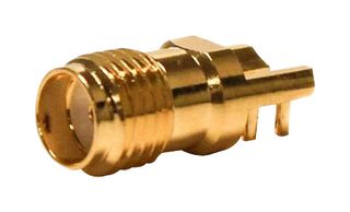 MUELLER ELECTRIC BU-1420761881 RF / Coaxial Connector, SMA Coaxial, Right Angle Jack, Solder, 50 ohm, Beryllium Copper