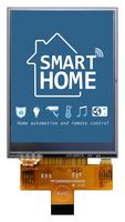 MIDAS DISPLAYS MDT0280A8SSR-SPI TFT LCD, 2.8 ", 240 x 320 Pixels, Portrait, RGB, 3.3V