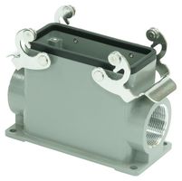 MULTICOMP PRO MP009410 Heavy Duty Connector, Base, Bulkhead Mount, Side Entry, Aluminium Body, 2 Lever, 16B