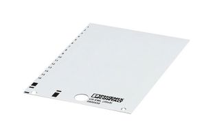 PHOENIX CONTACT 0800458 Label, Marker, 20 mm, Polyester, White