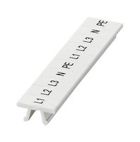 PHOENIX CONTACT 1050415 Terminal Block Marker, White, Zack Marker Strip, Phoenix Contact Modular Terminal Blocks