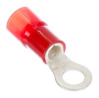 MOLEX 19067-0008 Ring Tongue Terminal, M6, 1/4", 8 AWG, NylaKrimp 19067 Series, Red