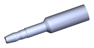 MOLEX 19164-0010 Bullet Terminal, Perma-Seal 19164 Series, 22AWG to 18AWG, Male Bullet, Red, NiAc