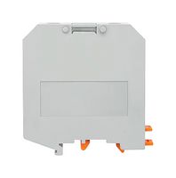 SIEMENS 8WH1000-0AN00 DIN Rail Mount Terminal Block, 2 Ways, 6 AWG, 0 AWG, 50 mm², Screw, 150 A