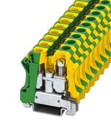 SIEMENS 8WH1201-0CK07 DIN Rail Mount Terminal Block, PE Thru, 2 Ways, 22 AWG, 4 AWG, 16 mm², Screw