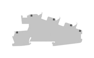 SIEMENS 8WH6001-4EF00 DIN Rail Mount Terminal Block, 3 Ways, 26 AWG, 12 AWG, 2.5 mm², Clamp, 24 A