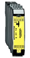 SCHMERSAL 103014374 Safety Relay, 24 VDC, DPST-NC, SRB Series, DIN Rail, 4 A, Plug In, Screw