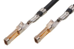 MOLEX 219680-1121 Cable Assembly, 24AWG, Pre-Crimped SL Socket to SL Socket, 3 ", 75 mm, SL 219680 Series, Black