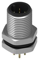 WURTH ELEKTRONIK 643250100305 Sensor Connector, WR-CIRC Series, M12, Male, 5 Positions, PCB Pin, Straight Panel Mount