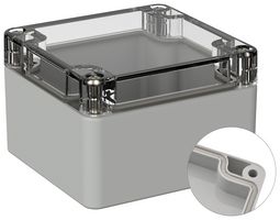 MULTICOMP PRO MP011539 Plastic Enclosure, Multipurpose, Polycarbonate, 55 mm, 80 mm, 82 mm, IP66