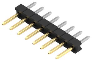 TE CONNECTIVITY 2MM-HB-S08-VT-02-H-TB Pin Header, Board-to-Board, 2 mm, 1 Rows, 8 Contacts, Through Hole Straight, 2MM-HB Series