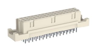 TE CONNECTIVITY - ERNI 284174-E DIN 41612 Connector, 48 Contacts, Receptacle, 2.54 mm, 3 Row, a + b + c