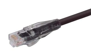 L-COM TRD815CRBLK-3 Ethernet Cable, Cat5e, RJ45 Plug to RJ45 Plug, UTP (Unshielded Twisted Pair), Black, 914.4 mm