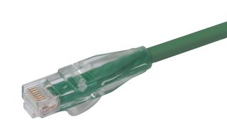 L-COM TRD815CRGR-3 Ethernet Cable, Cat5e, RJ45 Plug to RJ45 Plug, UTP (Unshielded Twisted Pair), Green, 914.4 mm