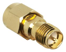 TE CONNECTIVITY - LINX ADP-SMAM-RPSF-G RF / Coaxial Adapter, Gold, SMA, Plug, SMA RP, Jack, Straight Adapter, 50 ohm