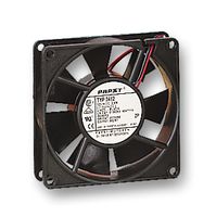 EBM-PAPST 3412NGL DC Axial Fan, 12 V, Square, 92 mm, 25 mm, Sleeve Bearing, 35.9 CFM