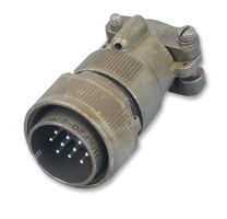 ITT CANNON MS3106F20-29P Circular Connector, MIL-DTL-5015 Series, MS3106 Series, Straight Plug, 17 Contacts, Solder Pin