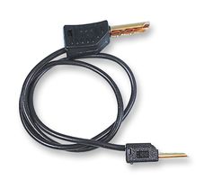 STAUBLI 28.0010-03021 Test Lead, 2mm Banana Plug to 4mm Banana Plug, Red, 60 V, 10 A, 300 mm