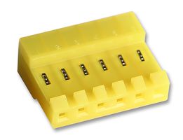 AMP - TE CONNECTIVITY 3-640427-6 IDC Connector, 20 AWG, IDC Receptacle, Female, 3.96 mm, 1 Row, 6 Contacts, Cable Mount