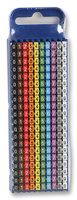 HELLERMANNTYTON 561-02100 WIC2-0-9-PA66-SPECIAL Wire Marker, 0 to 9, Black / White, Multiple Colours, 3.8 mm