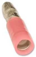 MOLEX 19036-0005 Bullet Terminal, Avikrimp 19036 Series, 22AWG to 18AWG, 0.8 mm², Male Bullet, Red