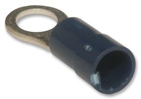 MOLEX 19070-0092 Ring Tongue Terminal, M5, #10, 14 AWG, 2.5 mm², InsulKrimp 19070 Series, Blue