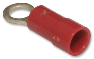 MOLEX 19070-0010 Ring Tongue Terminal, M3.5, #6, 18 AWG, 0.8 mm², InsulKrimp 19070 Series, Red