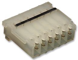 MOLEX 22-42-6065 IDC Connector, IDC Receptacle, Female, 2.54 mm, 1 Row, 6 Contacts, Cable Mount