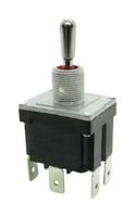 MULTICOMP PRO MP1HAS1T1B1M2N1S-5 Toggle Switch, Sealed, On-None-On, SPDT, Non Illuminated, MP Toggle Switches SPDT, Panel Mount