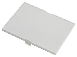 HAMMOND 1597D2MPRH Enclosure Accessory, w/ Inlay, Top Cover, Polycarbonate, ABS, Grey