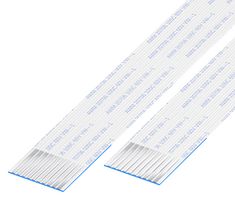 GCT 10-10-A-0254-C-4-08-4-T FFC / FPC Cable, 10 Core, 1 mm, Same Sided Contacts, 10 ", 254 mm, White