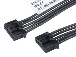 MOLEX 224089-1052 Cable Assembly, KK Plus 250 Receptacle to KK Plus 250 Receptacle, 5 Ways, 2.5 mm, 1 Row, 150 mm