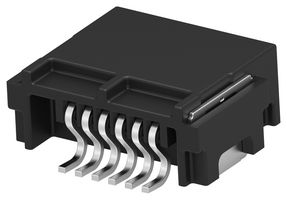 TE CONNECTIVITY 2339206-6 Automotive Connector, Pico MQS Series, Right Angle Header, 6 Contacts, Surface Mount Pin