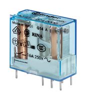 FINDER 40.61.7.024.4000 Power Relay, Miniature, SPDT, 24 VDC, 16 A, 40 Series, Socket, DC Sensitive