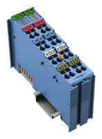 WAGO 750-486 Analog Input Module, 4 Channel, 5 VDC, 0/4 to 20 mA, Single Ended, NAMUR NE 43, IP20