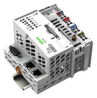 WAGO 750-8217 Controller, PFC200, 2 X Ethernet, RS-232/-485, Mobile Radio Module 4G, 24 VDC, IP20, 750 Series