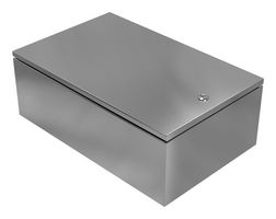 ROSE 37006421 Metal Enclosure, Industrial, Stainless Steel, 600 mm, 380 mm, 217 mm, IP66
