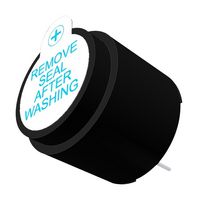 PUI AUDIO AT-1620-TWT-12V-R Transducer, Buzzer, 85 dBA, 2.048 kHz, 9 V to 15 V, 40 mA