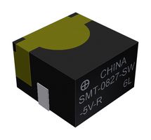 PUI AUDIO SMT-0827-SW-5V-R Transducer, External Drive, Surface Mount, LCP, 85 dBA, 2.731 kHz, 4 to 6 V, -40 to 85 ° C