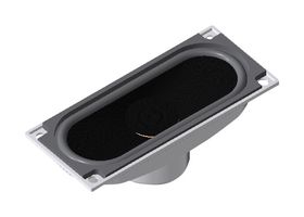 PUI AUDIO AS07008MO-R Speaker, 300 Hz to 10 kHz, 8 ohm, 5W, 81dB, Oval with Rectangular Frame, Panel Mount