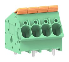 MOLEX 221392-0004 Wire-To-Board Terminal Block, 7.5 mm, 4 Ways, 24 AWG, 8 AWG, 3.73 mm², Push In Lock