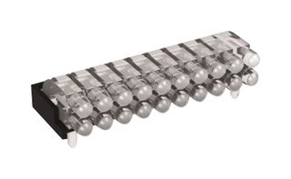 MENTOR 1296.2072 Light Pipe, Polycarbonate, 11.85 mm, 14 Pipes, Circular, PC Board, Transparent
