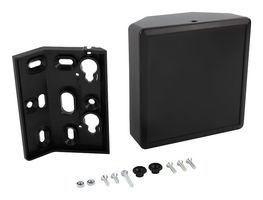 CAMDENBOSS CB1500-10SBK-KIT Plastic Enclosure, Solid, Wall Mount, ABS, 53.25 mm, 100 mm, 100 mm, IP40