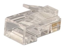 TUK P88RX15 Modular Connector, RJ45 Plug, 1 x 1 (Port), 8P8C, Cat3, Cat4, Cat5e, Cable Mount