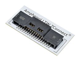 AMPHENOL LTW Z2A1-20BFRS-BA0001 FFC / FPC Board Connector, 1.8 mm, 20 Contacts, ZConnect Series, Surface Mount Right Angle