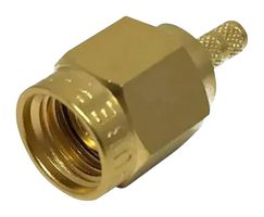 HUBER+SUHNER GDA_072/002_-E RF / Coaxial Connector, Twin, UHF Coaxial, Straight Plug, Brass
