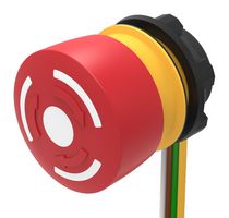 EAO 84-5240.0040 Emergency Stop Switch, DPST-NC, Twist to Release, Cable, 3 A, 120 V