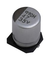 CHEMI-CON EMVH250ARA470MF80G SMD Aluminium Electrolytic Capacitor, Radial Can - SMD, 47 µF, 25 V, 0.9 ohm, 1000 hours @ 125°C